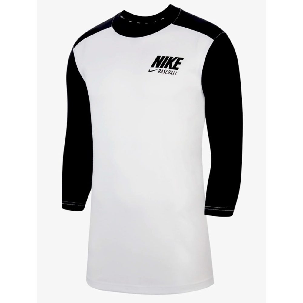 Nike Mens Diamond Essentials Baseball 3/4 Sleeve Training Shirt